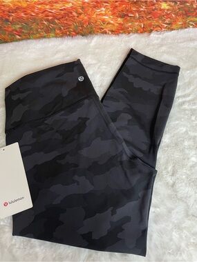 lululemon athletica Black & Charcoal Camo High-Rise Leggings